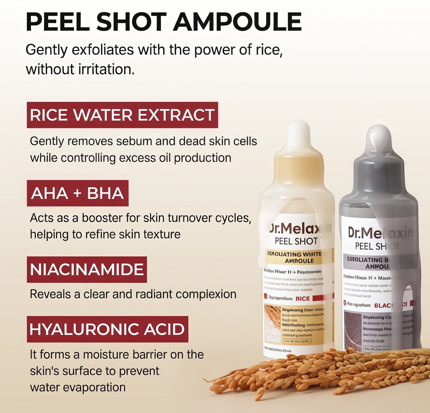 Dr. Melaxin Rice Peel Shot